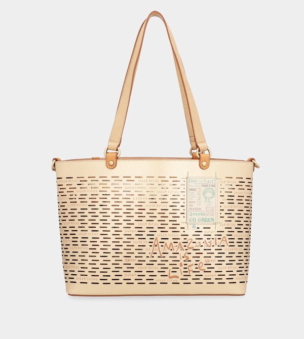 Anekke Nature Pachamama Large Golden Borse Crossbody | FB2716985