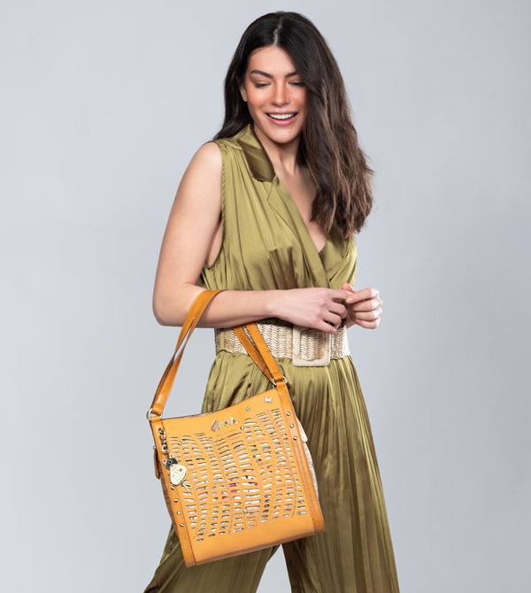 Anekke Nature Pachamama Ochre Borse Tote | IB6904731