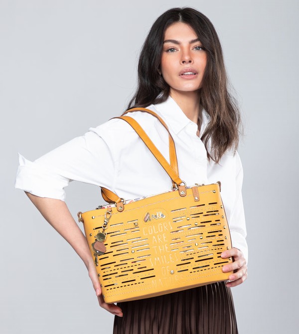 Anekke Nature Pachamama Ochre Large Borse Crossbody | HZ0831976