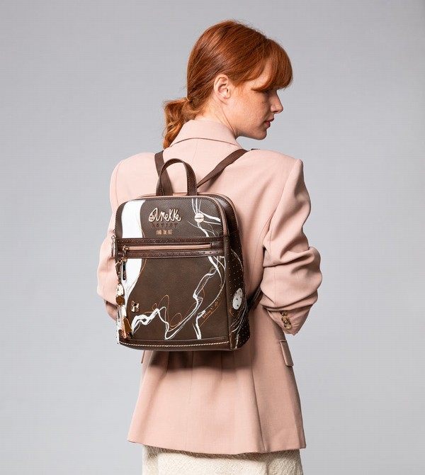 Anekke Nature Shodō 2 Compartment Brown Zaini | XP5267891