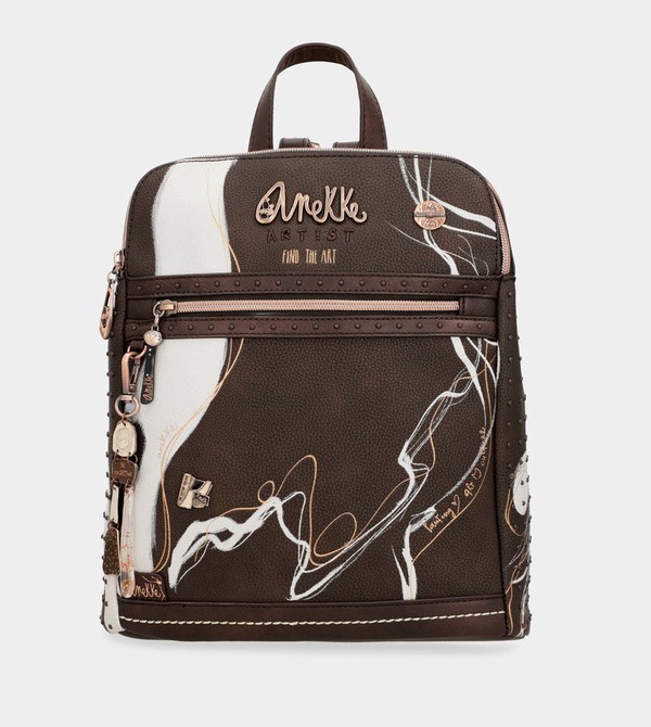 Anekke Nature Shodō 2 Compartment Brown Zaini | XP5267891