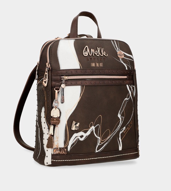 Anekke Nature Shodō 2 Compartment Brown Zaini | XP5267891