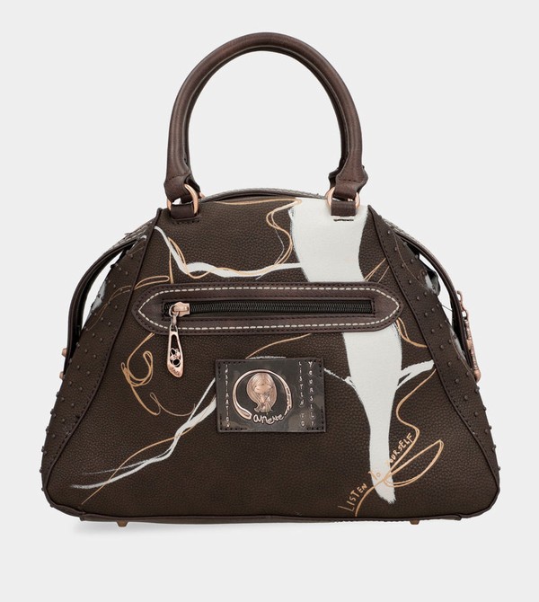 Anekke Nature Shodō Brown 2-handle Borsa a Mano | ZI0796543