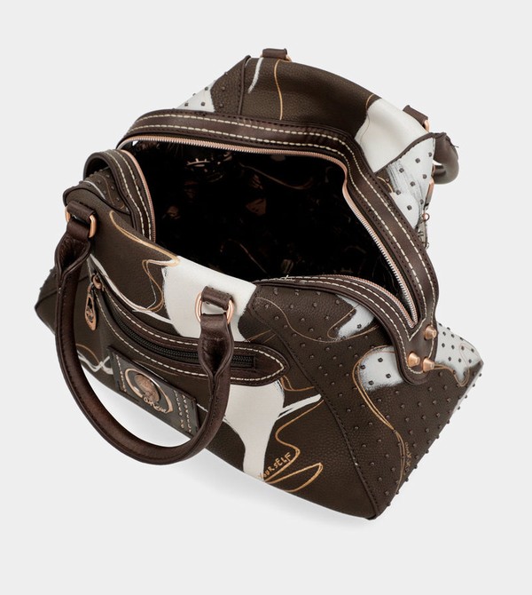 Anekke Nature Shodō Brown 2-handle Borsa a Mano | ZI0796543