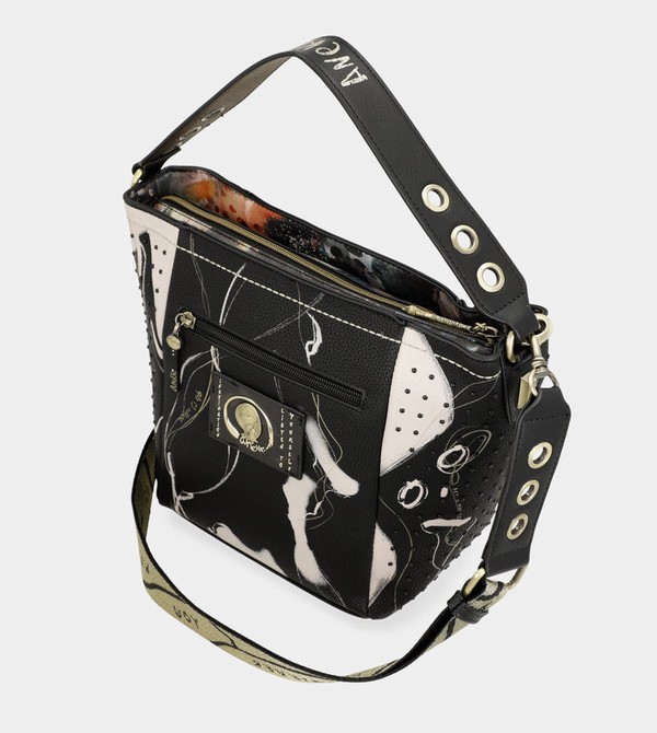 Anekke Nature Shodō Medium Black Borse Crossbody | WI1628759