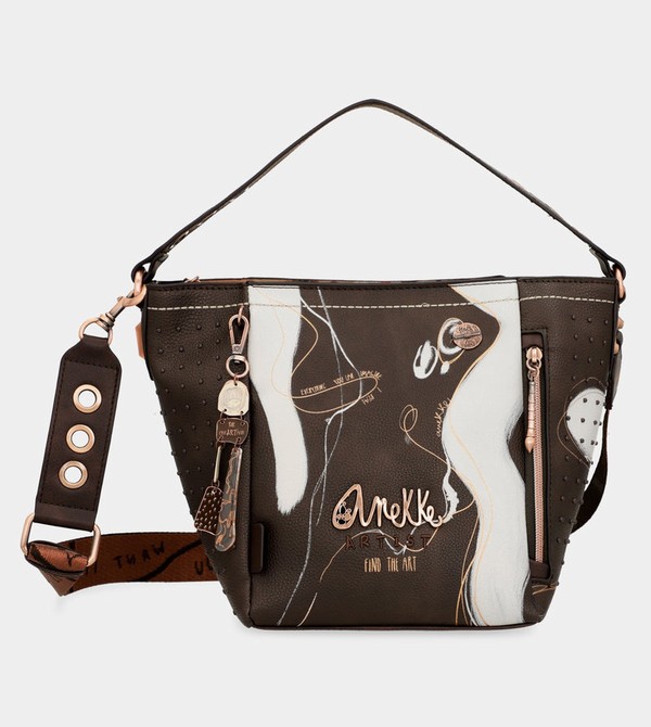 Anekke Nature Shodō Medium Brown Borsa a Mano | TB7418305