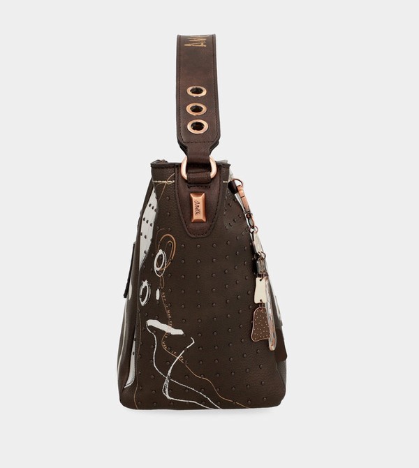 Anekke Nature Shodō Medium Brown Borsa a Mano | TB7418305
