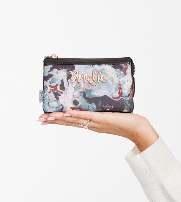 Anekke Nature Woods Triple Compartment Coin Portafogli | PO1309754