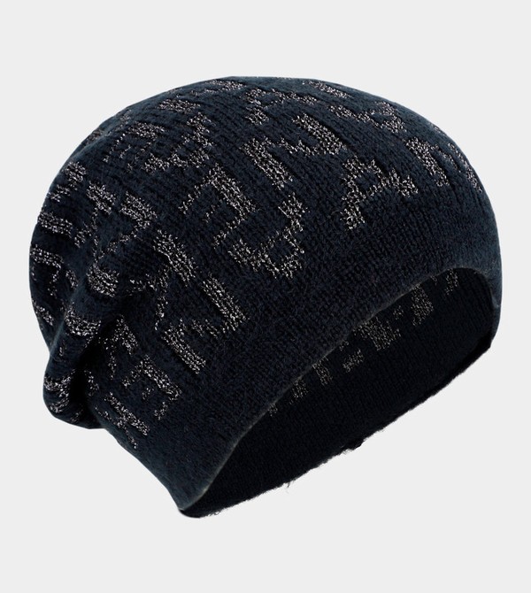 Anekke Navy Blue Contemporary Knit Cappelli | HA1273564