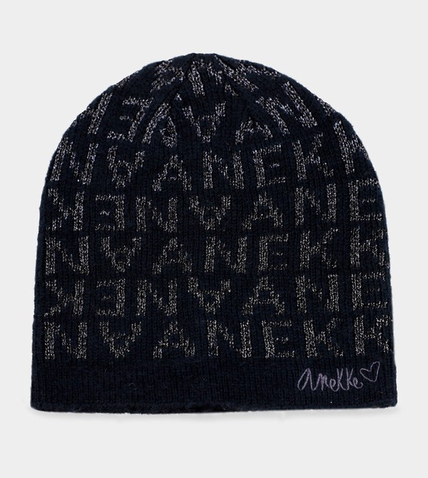 Anekke Navy Blue Contemporary Knit Cappelli | HA1273564