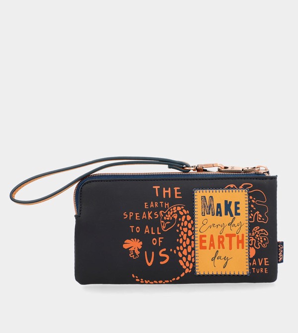 Anekke Navy Blue Rfid Nature Pachamama Portafogli | WO8209167