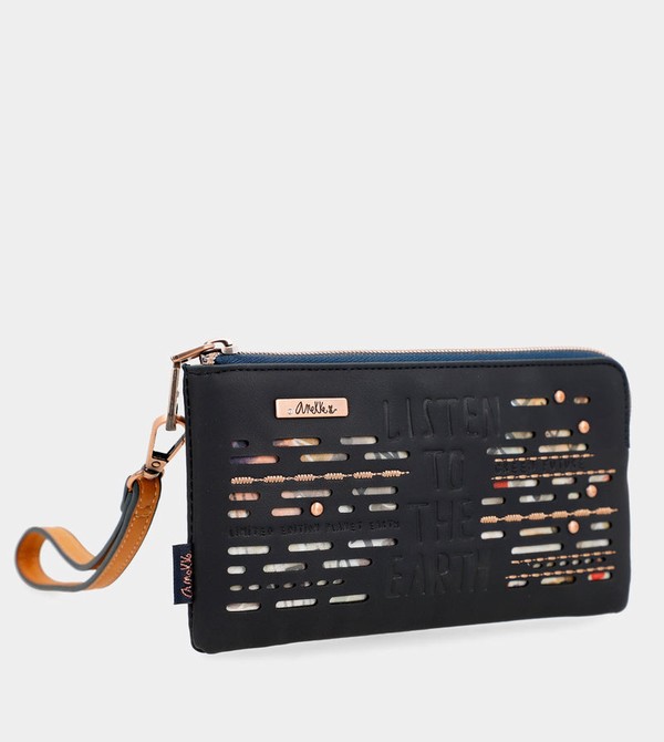 Anekke Navy Blue Rfid Nature Pachamama Portafogli | WO8209167