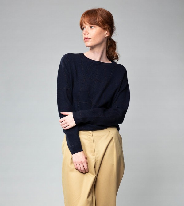 Anekke Navy Blue Shōen Maglioni | KO1058269