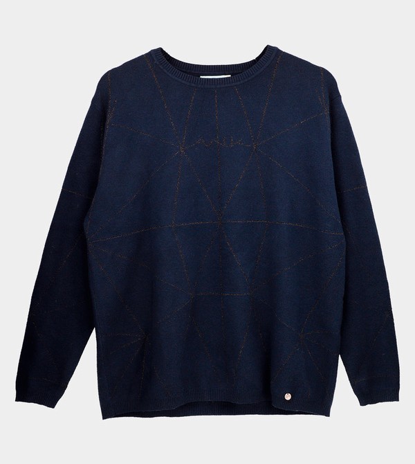 Anekke Navy Blue Shōen Maglioni | KO1058269