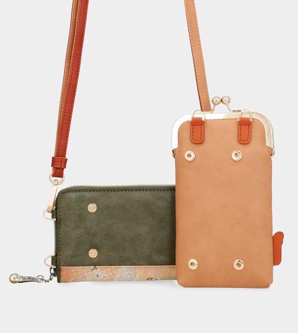Anekke Peace & Love Camel 3-in-1 Rfid Borse Crossbody | DV4736280