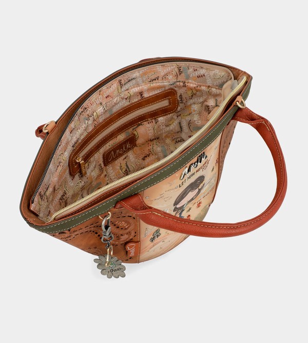 Anekke Peace & Love Camel Basket Borse Crossbody | UF9025468