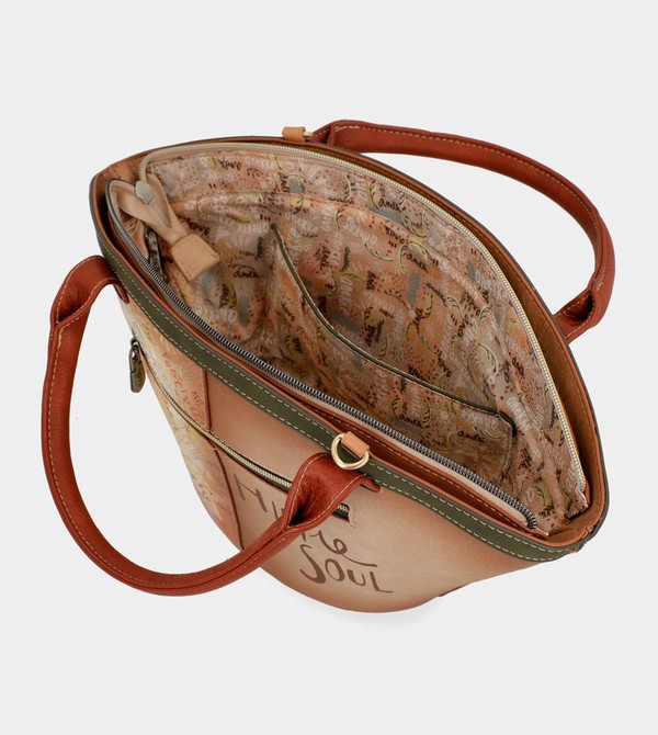 Anekke Peace & Love Camel Basket Borse Crossbody | UF9025468