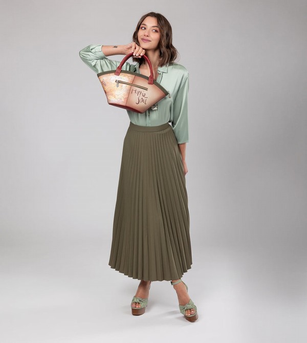 Anekke Peace & Love Camel Basket Borse Crossbody | UF9025468