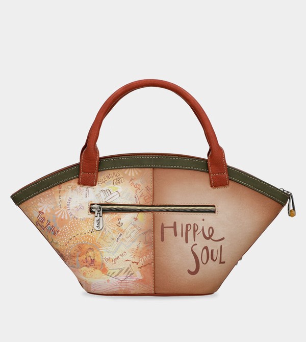 Anekke Peace & Love Camel Basket Borse Crossbody | UF9025468