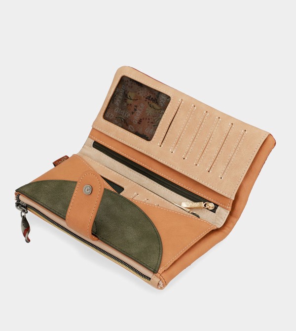 Anekke Peace & Love Camel Large Rfid Portafogli | CW7034985