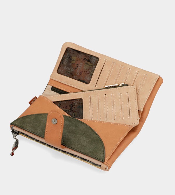 Anekke Peace & Love Camel Large Rfid Portafogli | CW7034985