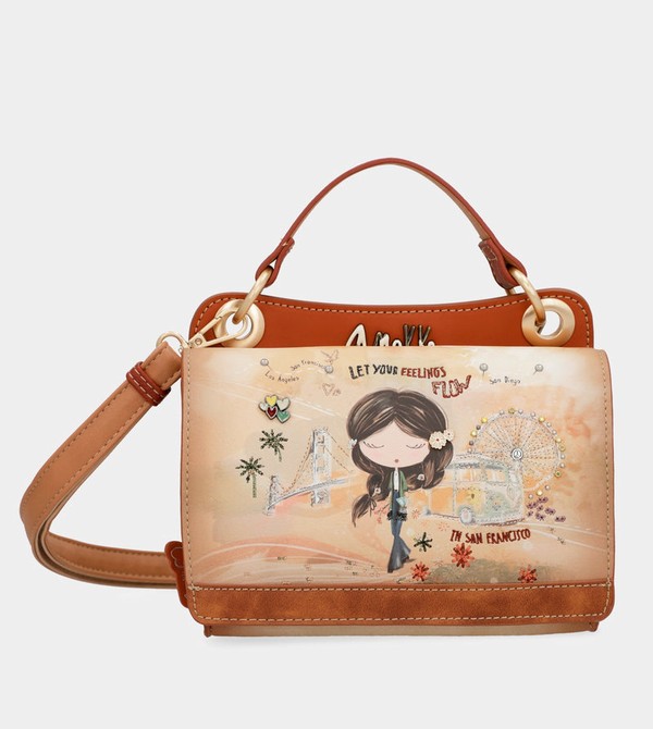 Anekke Peace & Love Camel Mini Borse Crossbody | PN3465980