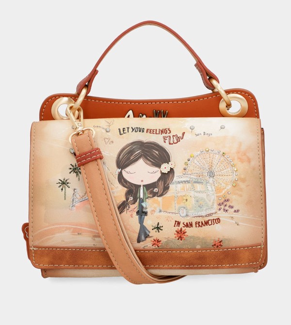 Anekke Peace & Love Camel Mini Borse Crossbody | PN3465980