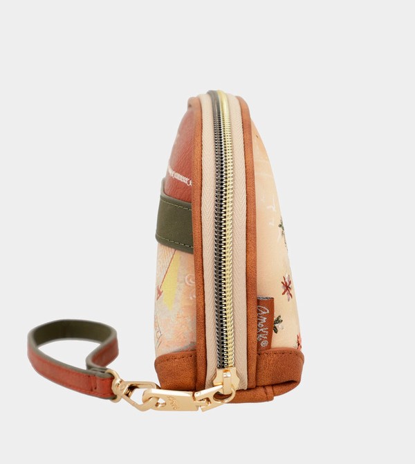 Anekke Peace & Love Camel Rfid Holdall Portafogli | AK6105387