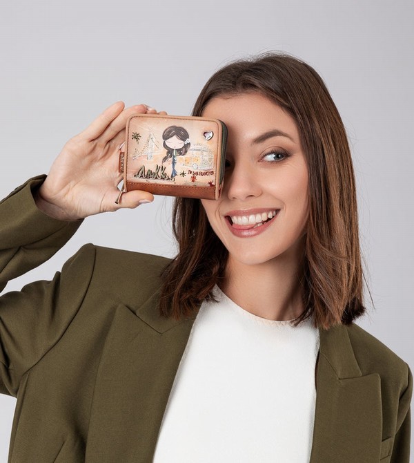 Anekke Peace & Love Camel Rfid Portafogli | QM1540798
