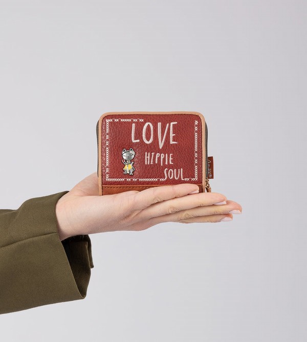 Anekke Peace & Love Camel Rfid Portafogli | QM1540798