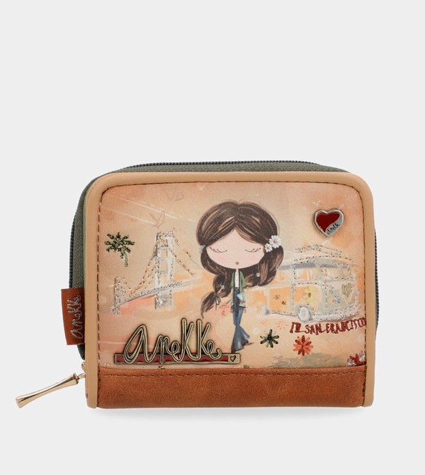 Anekke Peace & Love Camel Rfid Portafogli | QM1540798