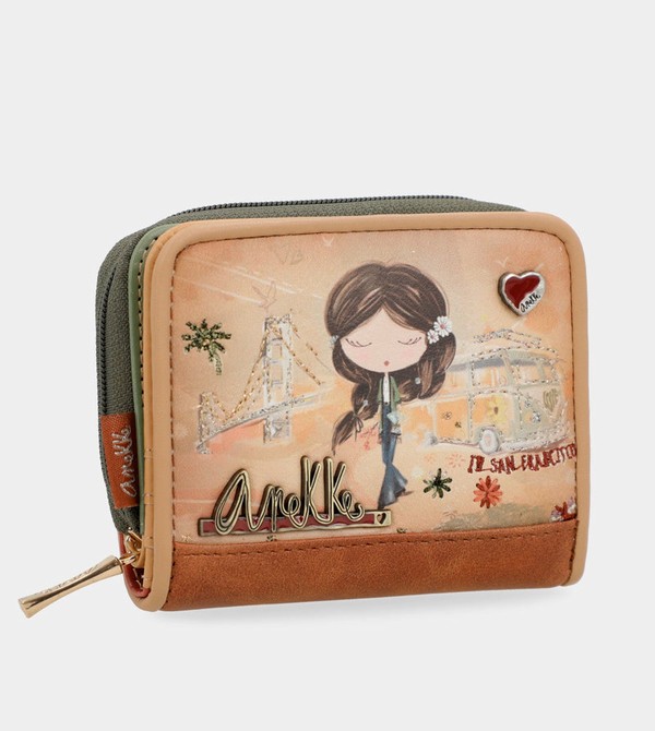 Anekke Peace & Love Camel Rfid Portafogli | QM1540798
