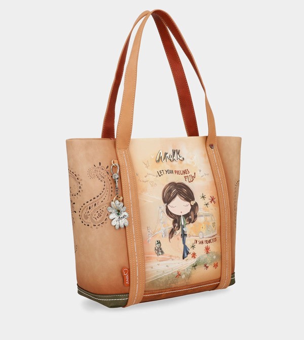 Anekke Peace & Love Camel Shopping Borse A Tracolla | FP2431579
