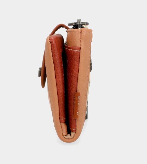 Anekke Peace & Love Camel Small Rfid Portafogli | SK8246075