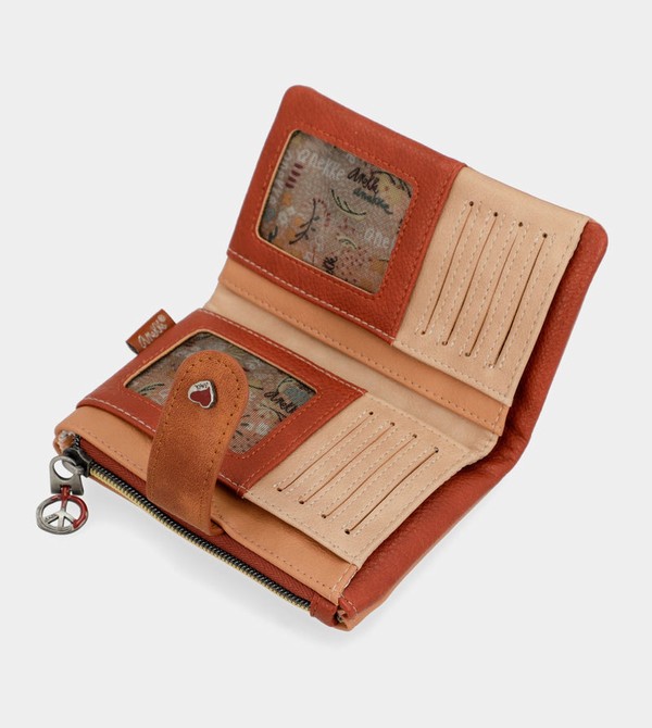 Anekke Peace & Love Camel Small Rfid Portafogli | SK8246075