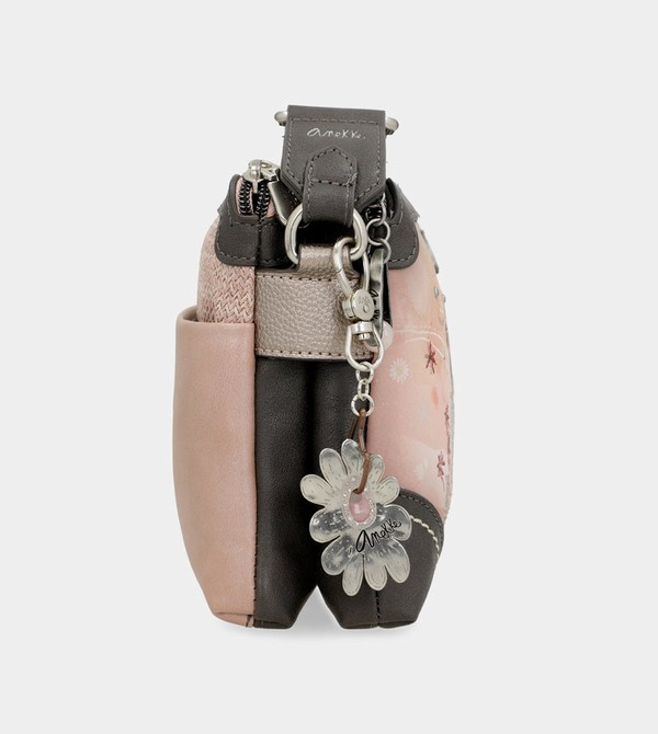 Anekke Peace & Love Pink 2-compartment Borse Crossbody | PB4720869