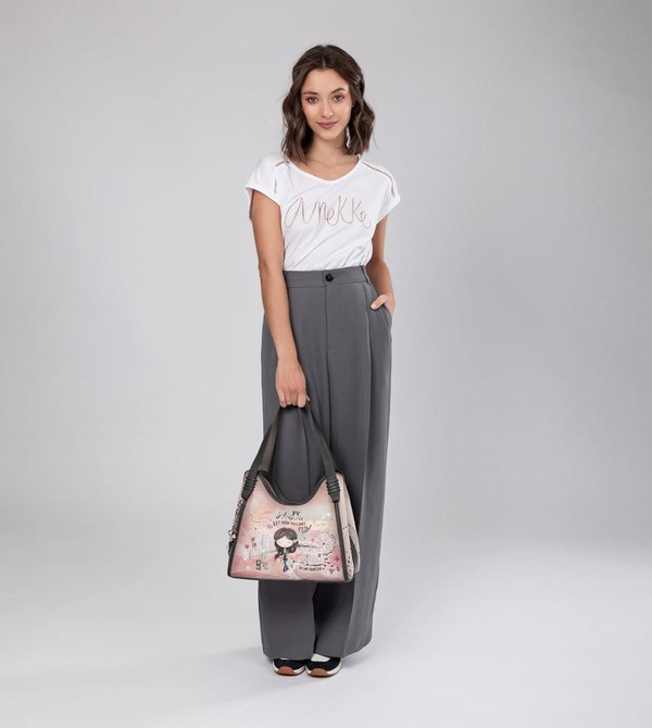 Anekke Peace & Love Pink Borse Tote | LZ7692145