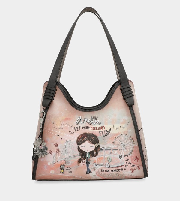 Anekke Peace & Love Pink Borse Tote | LZ7692145