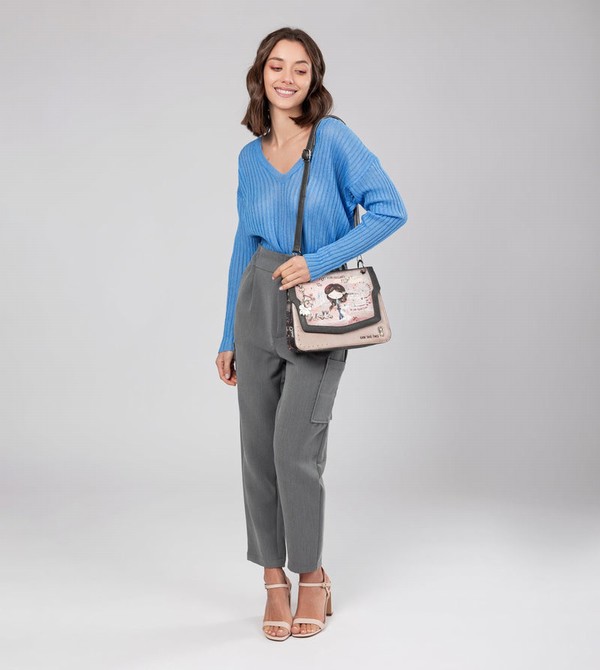 Anekke Peace & Love Pink Flap Borse Crossbody | GK8120457