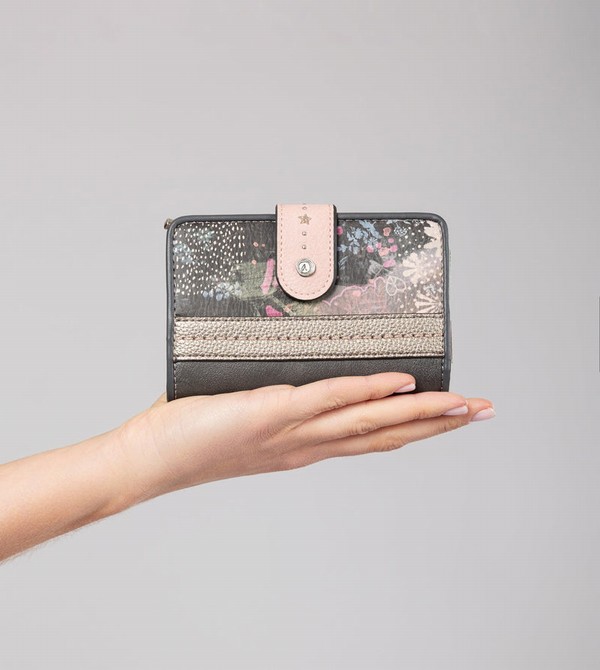 Anekke Peace & Love Pink Medium Rfid Portafogli | QA1348267