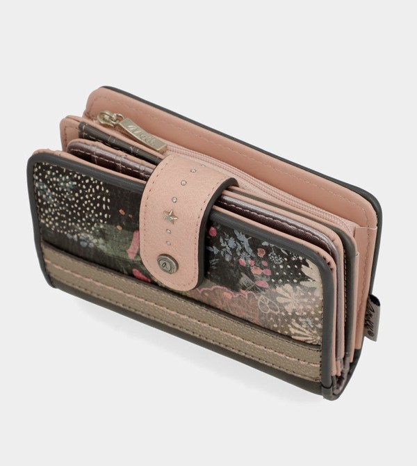 Anekke Peace & Love Pink Medium Rfid Portafogli | QA1348267