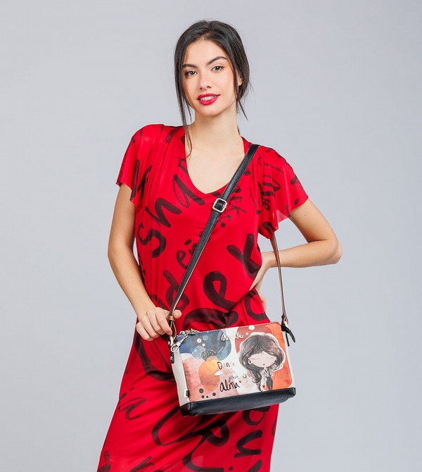 Anekke Printed With 3 Compartments Alma Borse Crossbody | QC6453120