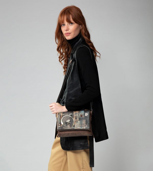 Anekke Shōen 3 Compartment Flap Borse Crossbody | BJ4163059