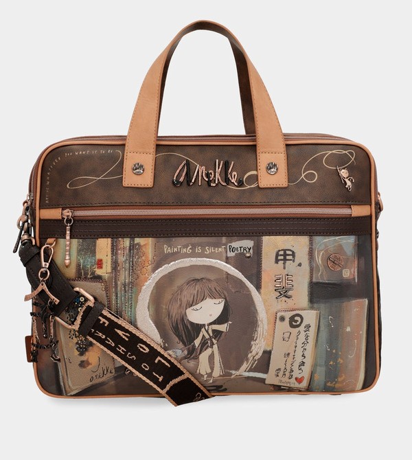 Anekke Shōen Brown Document Holder Borse Per Documenti | TK3597142