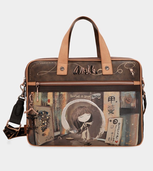 Anekke Shōen Brown Document Holder Borse Per Documenti | TK3597142