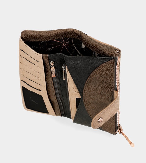 Anekke Shōen Shōen Large Black Flexible Rfid Portafogli | FA3957084