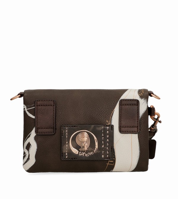 Anekke Small Brown Nature Shodō Borse Crossbody | ZV4215809