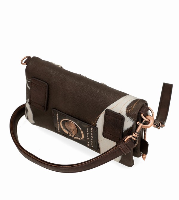 Anekke Small Brown Nature Shodō Borse Crossbody | ZV4215809