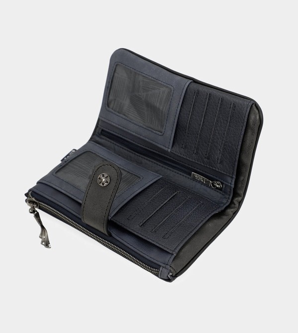 Anekke Studio Navy Blue Flexible Rfid Portafogli | XV3029618