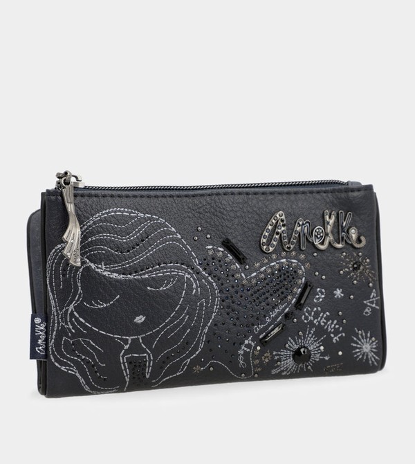Anekke Studio Navy Blue Flexible Rfid Portafogli | XV3029618